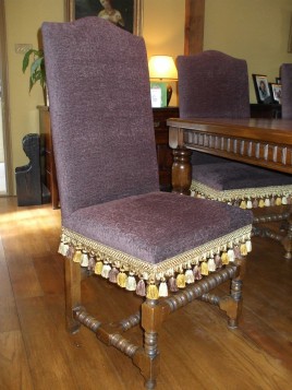 Chair been upholstered