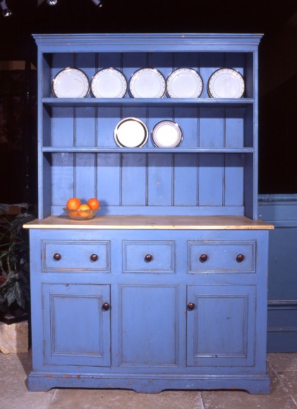 free standing painted kitchen dresser