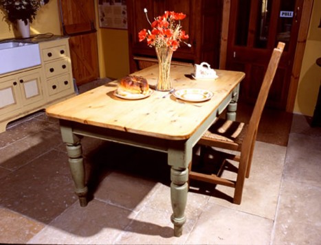 Painted Oak kitchen table
